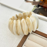 Thumbnail for Retro Irregular Resin Bangle Bracelet Set - ArtGalleryZen