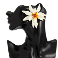 Thumbnail for Statement Flower Resin Stud Earrings - ArtGalleryZen