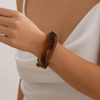 Thumbnail for Stylish Chunky Resin Wide Cuff Bangle Bracelet - ArtGalleryZen