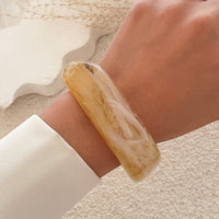 Thumbnail for Stylish Irregular Gradient Resin Bangle Bracelet - ArtGalleryZen