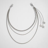 Thumbnail for Stylish Layered Hollow Star Pendant Trouser Chain - ArtGalleryZen
