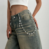 Thumbnail for Stylish Pearl Trouser Chain - ArtGalleryZen