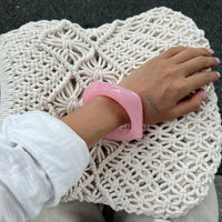 Thumbnail for Stylish Square Resin Bangle Bracelet - ArtGalleryZen