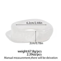 Thumbnail for Stylish Square Resin Bangle Bracelet - ArtGalleryZen
