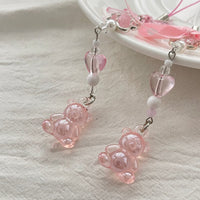 Thumbnail for Sweet 2pcs Gummy Bears Bowknot Keychain Phone Strap Set - ArtGalleryZen