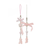 Thumbnail for Sweet 2pcs Gummy Bears Bowknot Keychain Phone Strap Set - ArtGalleryZen