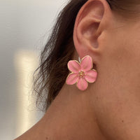 Thumbnail for Sweet Enamel Flower Earrings - ArtGalleryZen