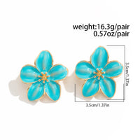 Thumbnail for Sweet Enamel Flower Earrings - ArtGalleryZen