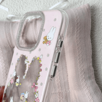 Thumbnail for Sweet Miffy Flower iPhone Case With Lanyard - ArtGalleryZen