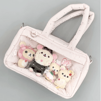 Thumbnail for Sweet Polka Dots Cloud Kpop Fan Display Shoulder Crossbody Bag - ArtGalleryZen