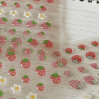 Thumbnail for Sweet Strawberry Crystal 3D DIY Decoration Stickers - ArtGalleryZen