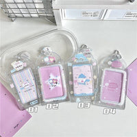 Thumbnail for Sweet Transparent Glitter Kpop Keychain Photocard Holder - ArtGalleryZen