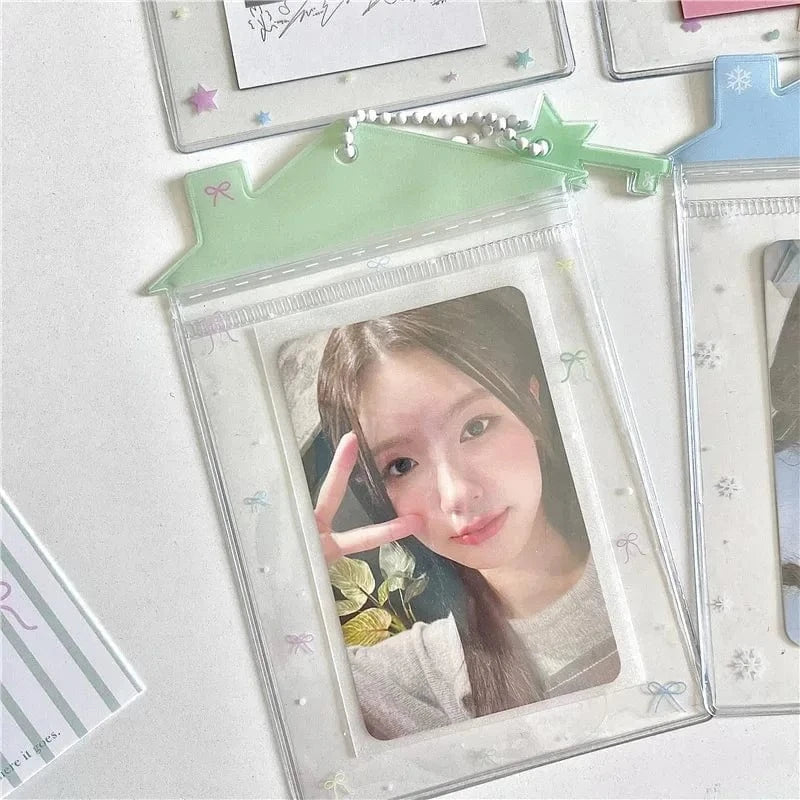 Tiny House Candy Bag Kpop Keychain Photocard Holder - ArtGalleryZen