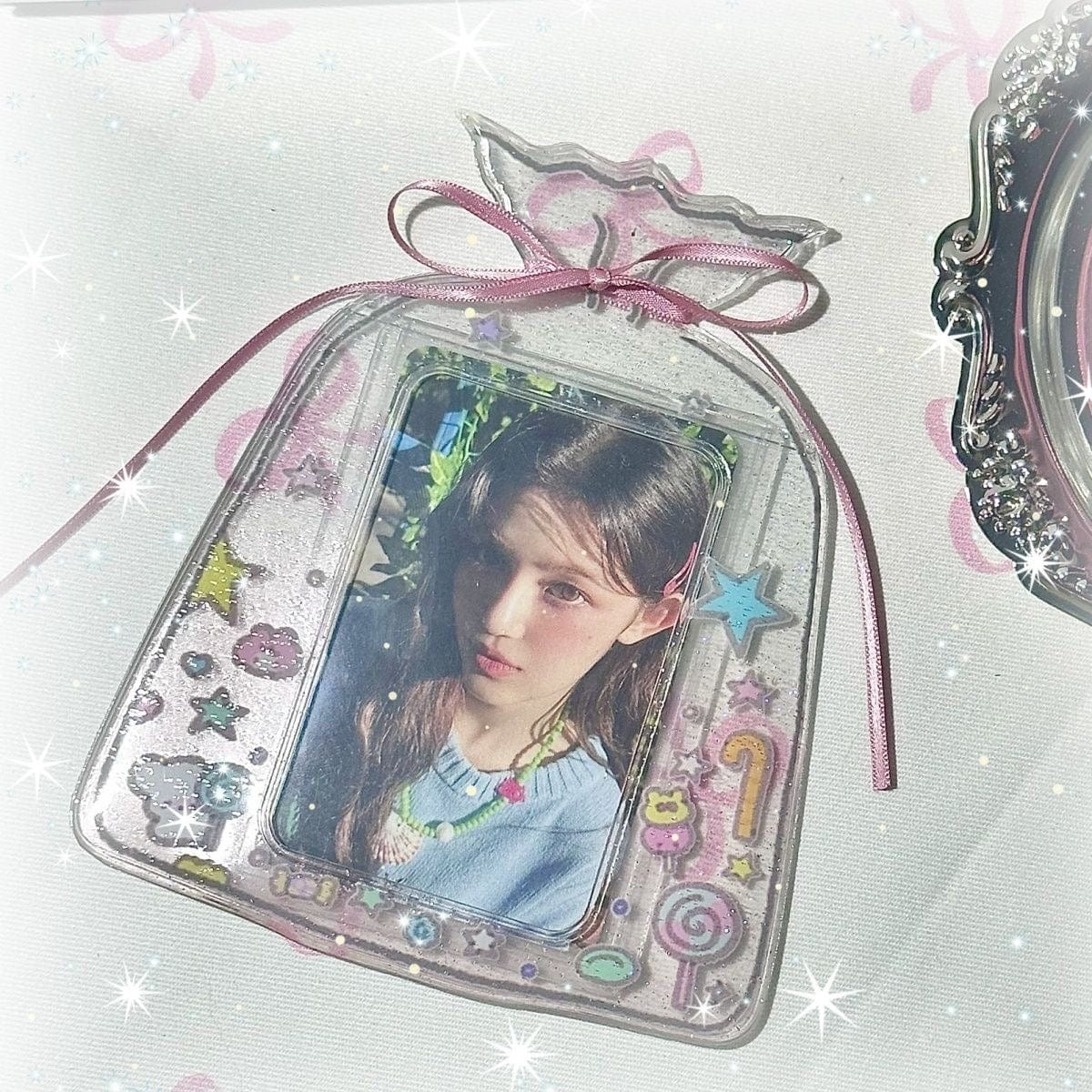 Transparent Goldfish Bowl Candy Bag Kpop Keychain Photocard Holder - ArtGalleryZen