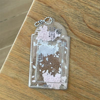 Thumbnail for Transparent Sakura Cherry Blossom Photocard Holder Keychain Kpop - ArtGalleryZen