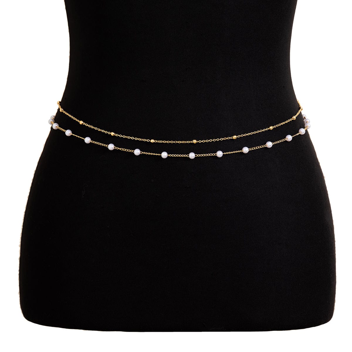 Trendy Boho Layered Pearl Saturn Belly Chain Set - ArtGalleryZen