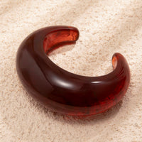 Thumbnail for Trendy Chunky Resin Open Wide Cuff Bangle Bracelet - ArtGalleryZen