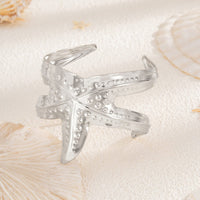 Thumbnail for Trendy Chunky Starfish Bangle Bracelet - ArtGalleryZen
