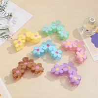 Thumbnail for Trendy Colorful Hand-drawn Painting Flower Hair Clip - ArtGalleryZen