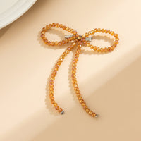 Thumbnail for Trendy Crystal Beaded Bowknot Pin Brooch - ArtGalleryZen