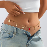 Thumbnail for Trendy Enamel Chili Sun Moon Heart Charm Waist Chain - ArtGalleryZen