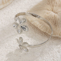 Thumbnail for Trendy Glossy Flower Arm Cuff - ArtGalleryZen