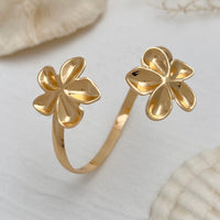 Thumbnail for Trendy Glossy Flower Arm Cuff - ArtGalleryZen