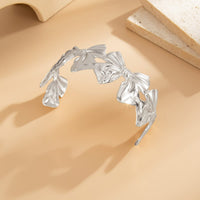 Thumbnail for Trendy Gold Silver Plated Bowknot Arm Cuff - ArtGalleryZen