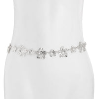 Thumbnail for Trendy Gold Silver Plated Flower Waist Chain - ArtGalleryZen