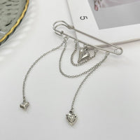 Thumbnail for Trendy Heart Tassel Chain Trouser Pin - ArtGalleryZen