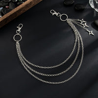 Thumbnail for Trendy Layered Hollow Star Pendant Trouser Chain - ArtGalleryZen