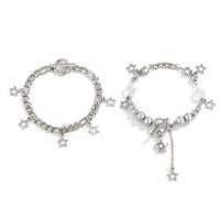 Thumbnail for Trendy Layered Toggle Clasp Star Pendant Tassel Bracelet Set - ArtGalleryZen