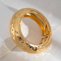 Thumbnail for Trendy Metallic Textured Bangle Bracelet - ArtGalleryZen