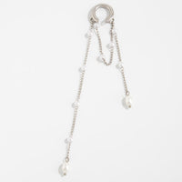 Thumbnail for Trendy Pearl Long Chain Tassel Ear Cuff Earring - ArtGalleryZen
