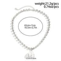 Thumbnail for Trendy Pearl Pendant Inlaid Claw Chain Necklace - ArtGalleryZen