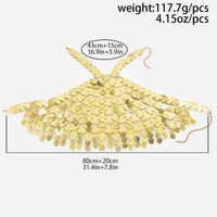 Thumbnail for Trendy Pink Lingerie Halter Top Backless Glitter Heart Sequins Bra - ArtGalleryZen