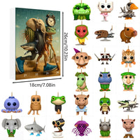 Thumbnail for Tung Tung Tung Sahur Italian Brainrot Advent Countdown Calendar With 24pcs Keychain - ArtGalleryZen