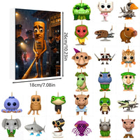 Thumbnail for Tung Tung Tung Sahur Italian Brainrot Advent Countdown Calendar With 24pcs Keychain - ArtGalleryZen