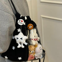 Thumbnail for Y2k Star Kpop Fan Display Drawstring Backpack - ArtGalleryZen