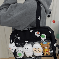 Thumbnail for Y2K Star Kpop Fan Display Shoulder Crossbody Bag - ArtGalleryZen