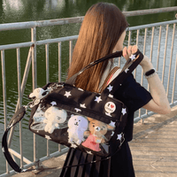 Thumbnail for Y2K Star Kpop Fan Display Shoulder Crossbody Bag - ArtGalleryZen