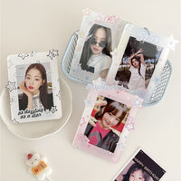 Thumbnail for Y2K Star Kpop Keychain Acrylic Photocard Holder - ArtGalleryZen