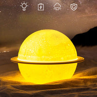 Thumbnail for 3D Moon Air Humidifier Night Light - ArtGalleryZen
