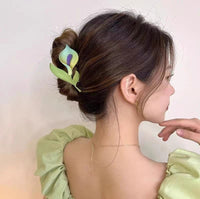 Thumbnail for Chic Calla Lily Chignon Claw Clip Hair Clip - ArtGalleryZen