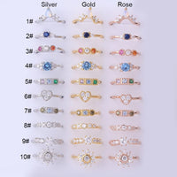 Thumbnail for Chic Colorful CZ Inlaid Nose Piercing Nose Hoop - ArtGalleryZen