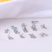 Thumbnail for Chic CZ Inlaid Stainless Steel Nose Piercing Nose Stud - ArtGalleryZen