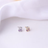 Thumbnail for Chic CZ Inlaid Surgical Steel Nose Piercing Nose Stud - ArtGalleryZen