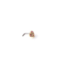 Thumbnail for Chic CZ Inlaid Surgical Steel Nose Piercing Nose Stud - ArtGalleryZen