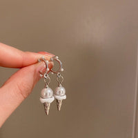 Thumbnail for Chic Dangling Ice Cream Pearl Earrings - ArtGalleryZen