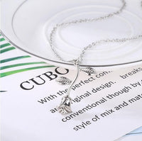 Thumbnail for Chic Enamel Rose Pendant Necklace - ArtGalleryZen
